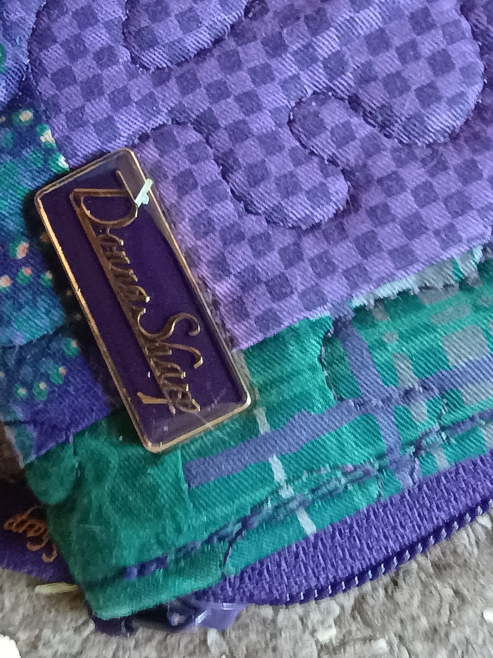 Donna Sharp Purple Plaid Wallet